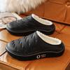 Winter Men's Warm Slippers Cotton Slippers Wrap Heels Outdoor Indoor Warm Shoes Men Home Bedroom Plush Warm Slippers 38-45