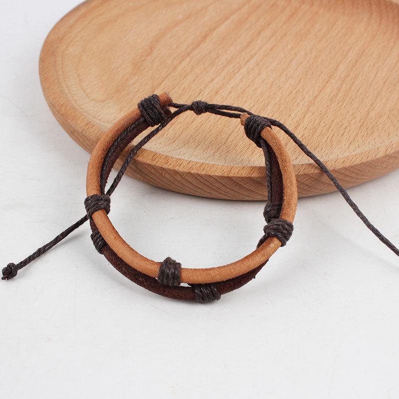 Dantuo Retro Hemp Rope Bracelet: European & American Style, Simple Men's Accessories