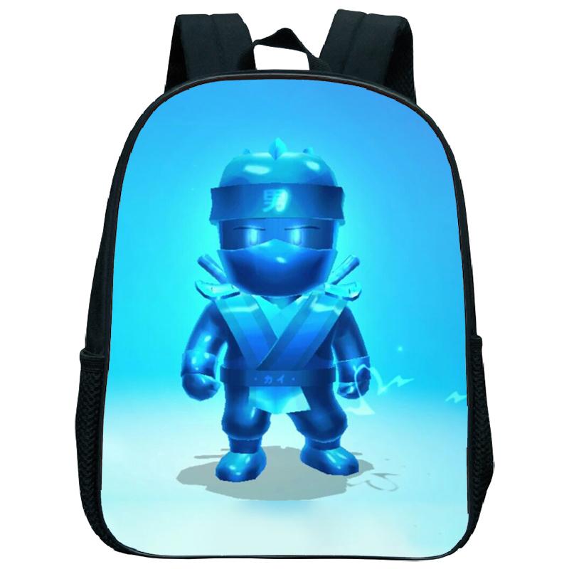 Stumble Guys Nursery Backpack Stumble Game Children Kindergarten Toddlers Student Schoolbag Shoulder Bag Kids Bags