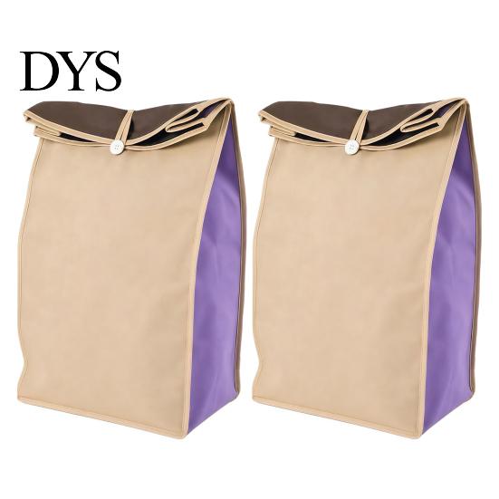Foldable Produce Storage Bags Self Sealing Potato Bag, Breathable Non-woven Roll Top Closures Kitchen Cabinet Organization Bins Organizer, Reusable