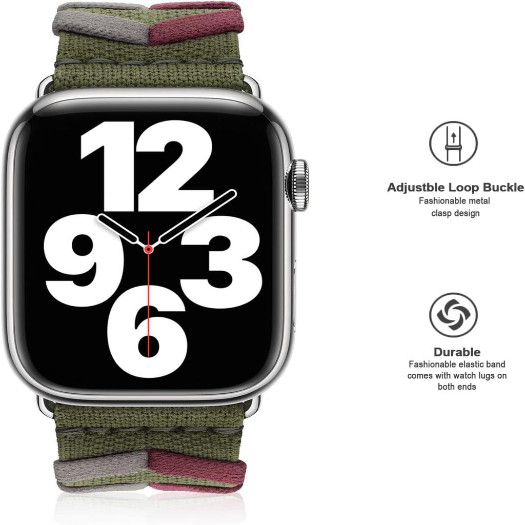 Strap For Apple Watch Ultra 3 49mm 46mm 42mm Braided Nylon Correa For iWatch Series 11 10 9 8 7 6 45mm 44mm 42mm 40mm 41mm Bracelet