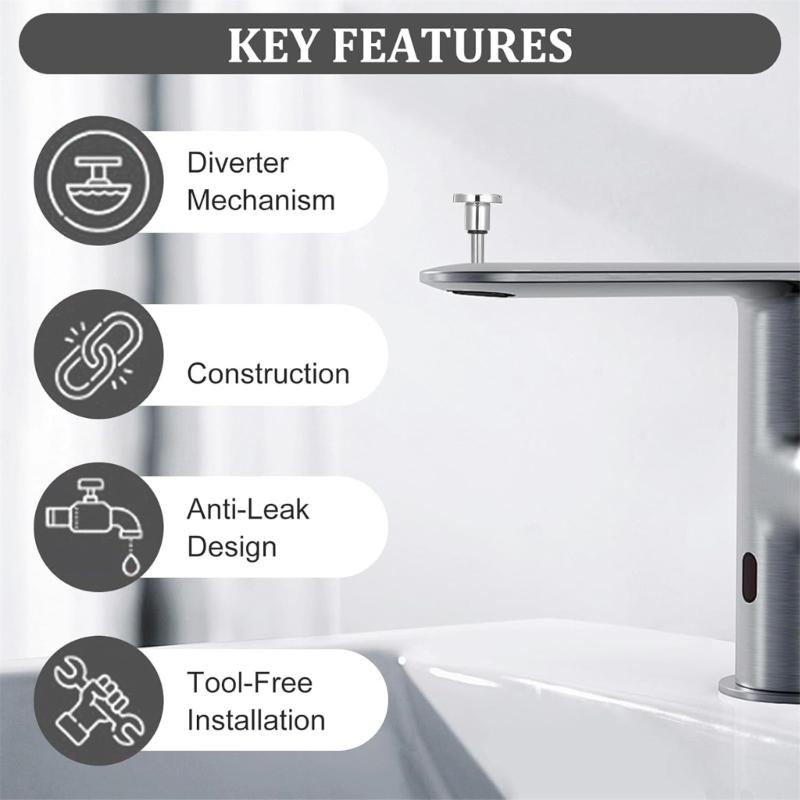 2Pcs Tub Spouts Diverter Repair Set Fix Faucet Includes 2 Valves 2 Cup Seal 2 Gate for Bathtubs Shower Maintenance