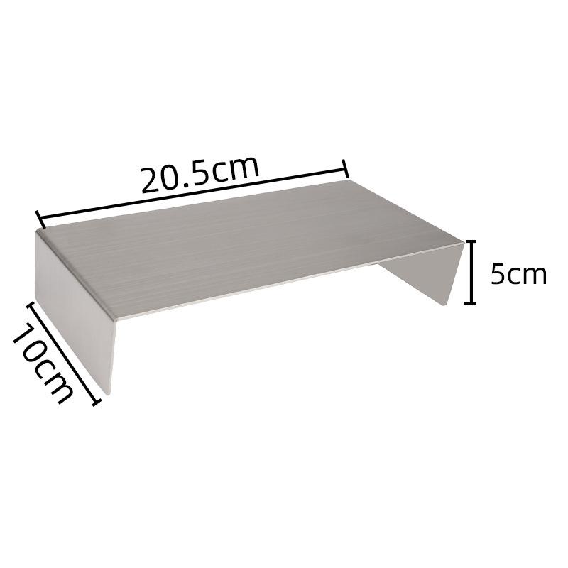 U Shape Stainless Steel Display Riser Stand, Shop Jewelry Bag Display Shelf For Dessert Cupcake Shoes Action Figure Display