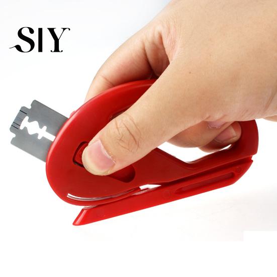 Easy-to-use Paper Trimmer with Hidden Blade 1/2Pcs Safety Cutter Tool Film Wrapping Easy Sliding Packaging Roll Compact Design