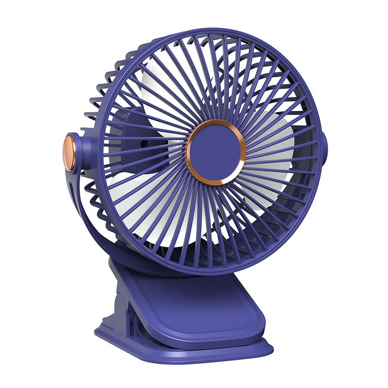 Silent Turbine Clip Fan for Desk or Wall - Powerful Cooling for Office and Dorm