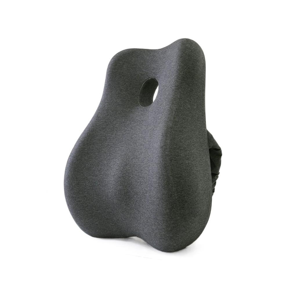 Memory Foam Massage Lumbar Support Pillow Back Pain Relief Non-Slip Chair Cushions Adjustable Straps Improve Posture