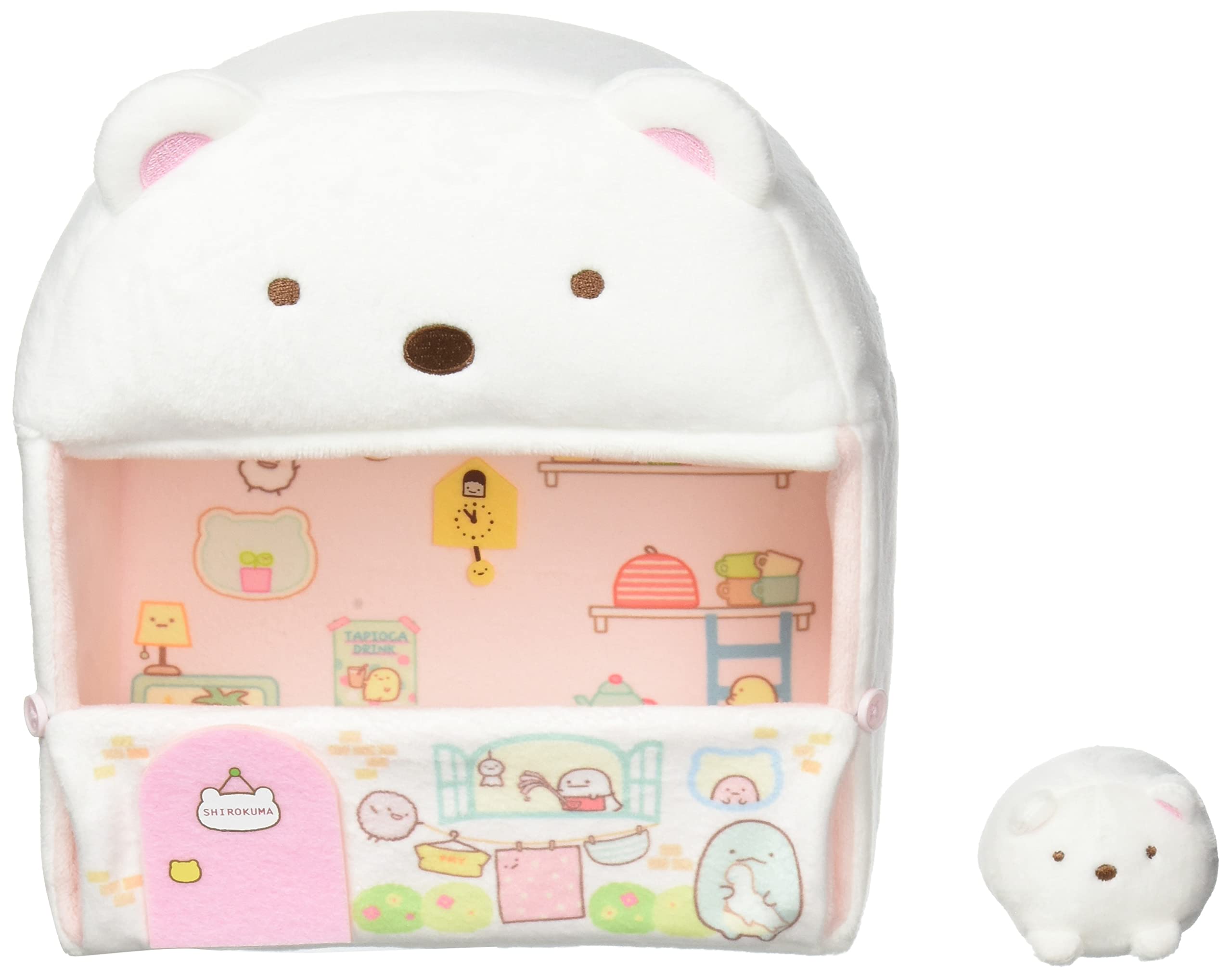 

Sumikkogurashi [мягкая игрушка ручной работы в виде белого медведя] Sumikko House Белый медведь
