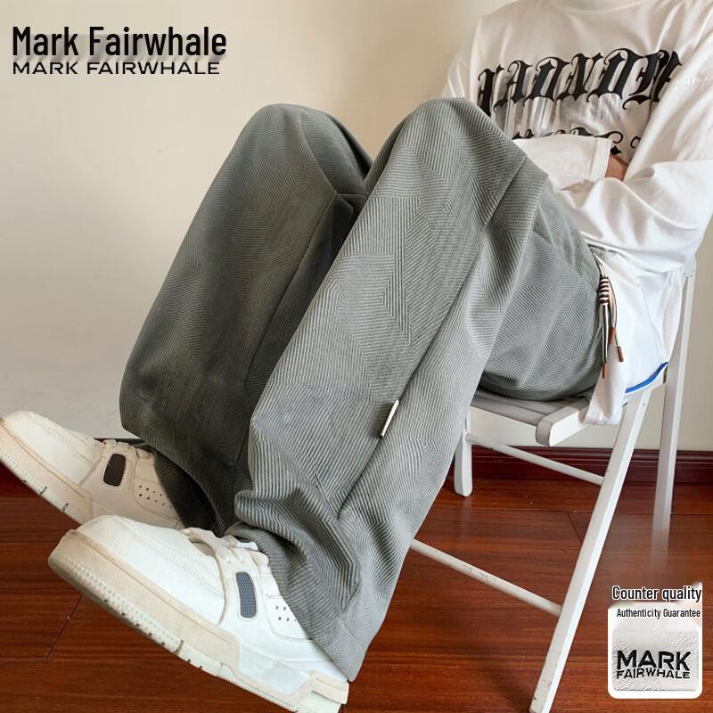 Mark Fairwhale Men's Loose Straight Casual Pants