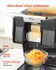 Snowflake Ice Machine, 20KG/24H Snowflake Ice Maker, Ice-Shaver Machine with Stainless Steel Blade, Electric Snow Cone Maker with 0.8L Tank, 60S Fast