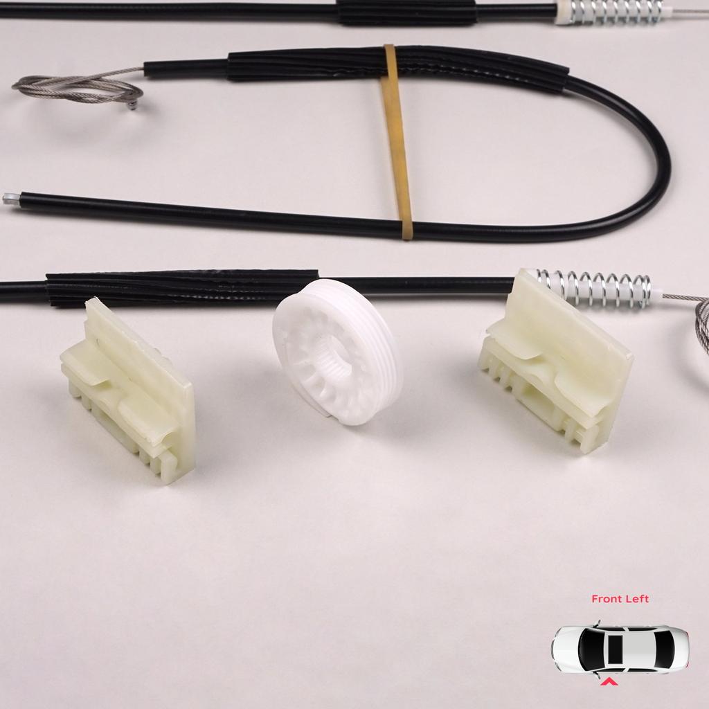 EWR5170 Zestaw naprawczy regulatora szyby Przedni Lewy dla A2 8Z 8Z0 1999-2005 5-drzwiowy Hatchback 8Z0837461