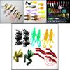 Soft Plastic Lure Set For Bass Night Fishing With Glowing Baits For Anglers