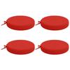 4 Piece Seat Cushions SOEST 4 Pcs. 100percent  Polyester Red