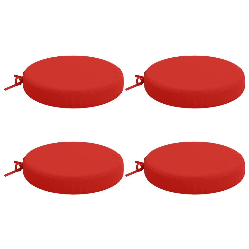 4 Piece Seat Cushions SOEST 4 Pcs. 100percent Polyester Red
