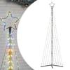 LED Christmas Tree 495 Multicolor LEDs 300.5 Cm