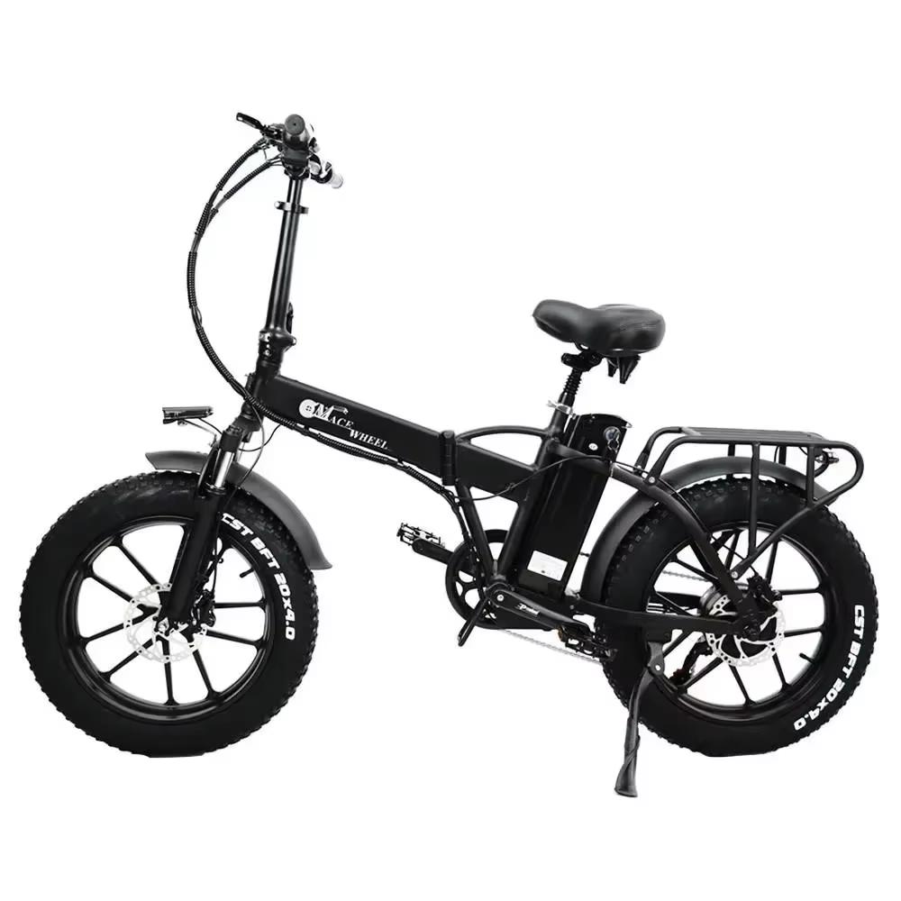 CMACEWHEEL GW20 48V18AH Lithium Battery Electric Bike Adult 20*4 Inch Fat Tire Mountain City Electric Bicycle