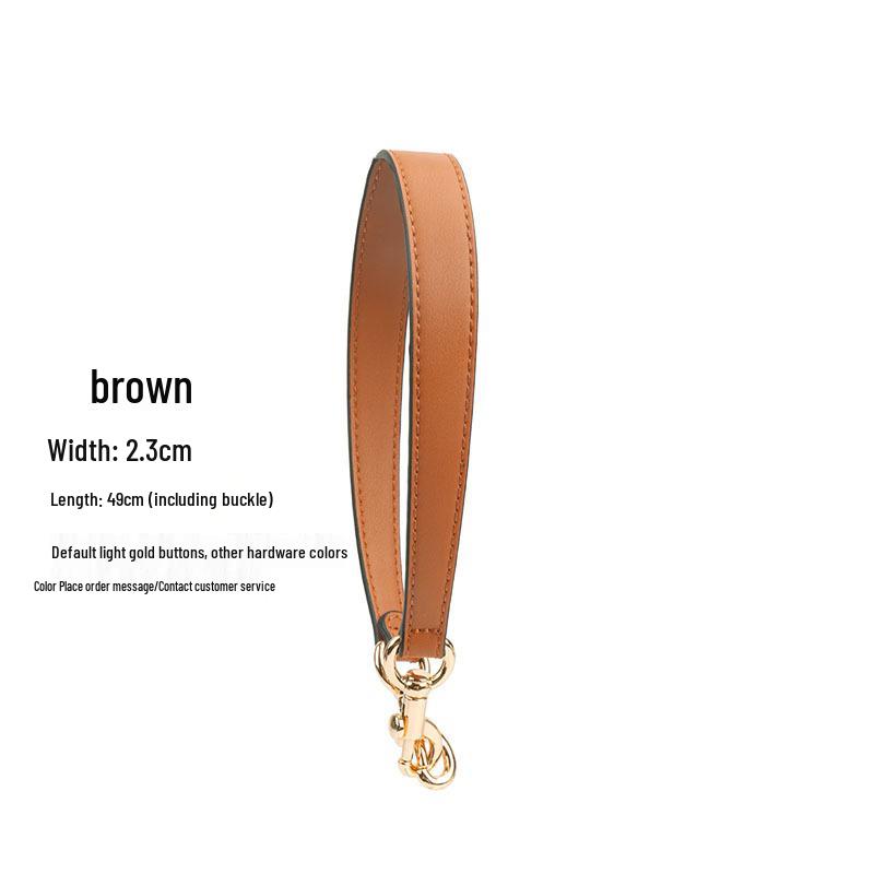 Black PU Handbag Replacement Strap: Women's Underarm Bag, Short Single Shoulder Handle, Trendy Plain Design