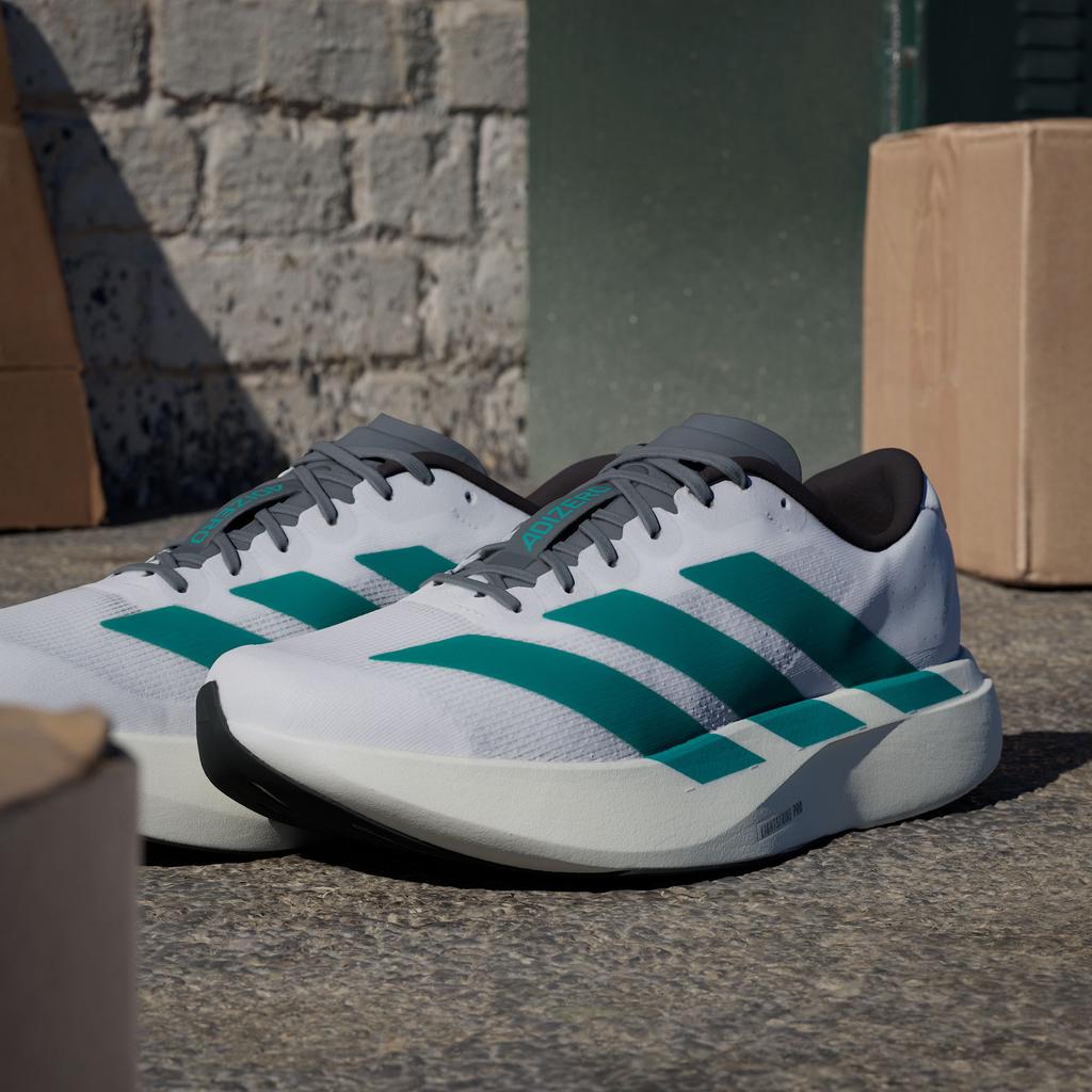 adidas Adizero Evo SL White Pure Teal