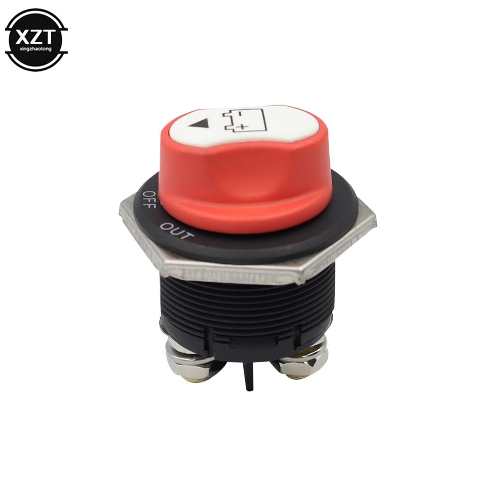 1PC 50 100 200A Car Battery Race Rally Switch 12V Battery Disconnector Isolator Cut Off Switch Kit For RV Motorcycle Truck Boat
