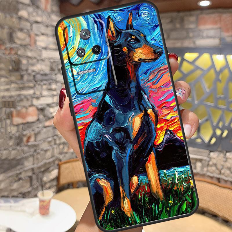 Dachshund Doberman Dog Case For Xiaomi 14 Ultra 15 13 11T 12T 13T 14T Pro POCO X3 X5 X6 X7 Pro M6 F5 F6 Pro Cover