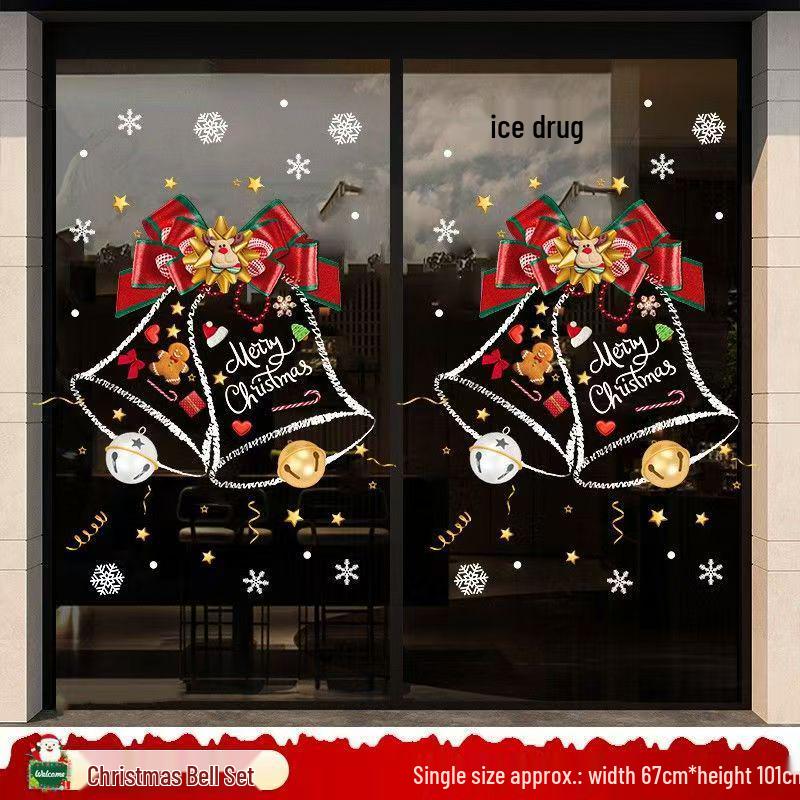 Christmas Santa Claus Window Cling Stickers