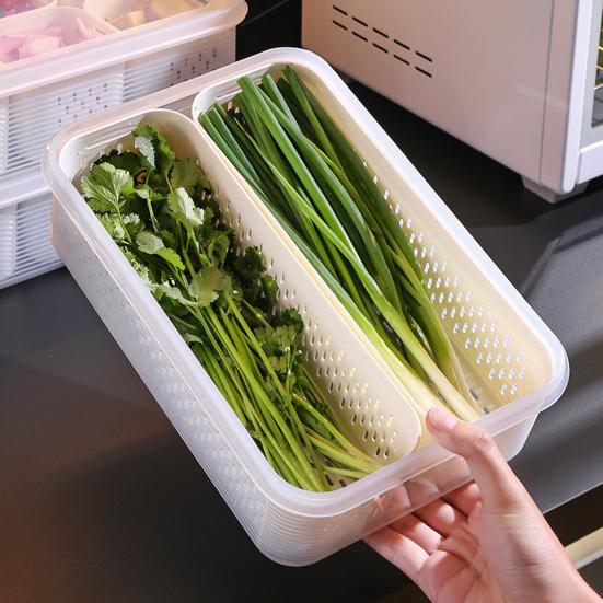 Food Storage Box Divided Snack Serving Tray with Lid BPA Free 6 Compartments Snack Box Portable Storage Organizer