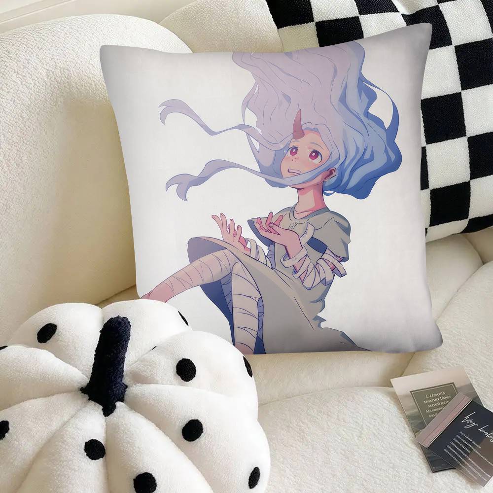 Eri HEISS Japanischer Anime My H-Hero Academia SÜSS Kissenbezug Quadratisches Kissen Schlafzimmer Sofa Freizeit Komfortkissen Heimdekoration