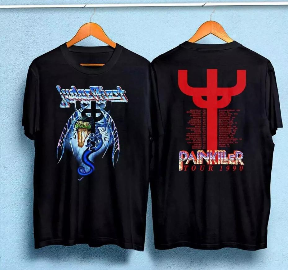 Vintage 1990 'Judas Priest Snake Painkiller Tour T-shirt, size S-4XL
