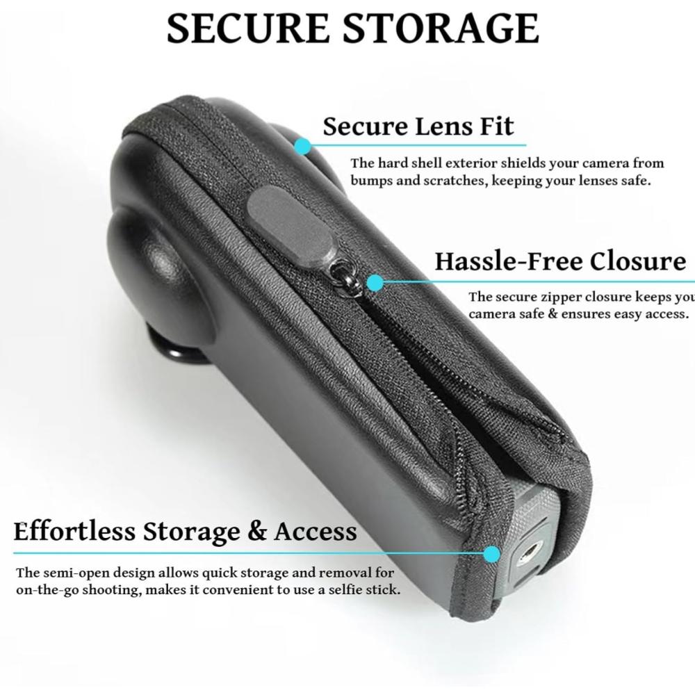 Storage Case For Insta360 X4 Anti-Scratch Shock Absorption Protection Carry Bag For Insta 360X4 Sports Camera Accessories