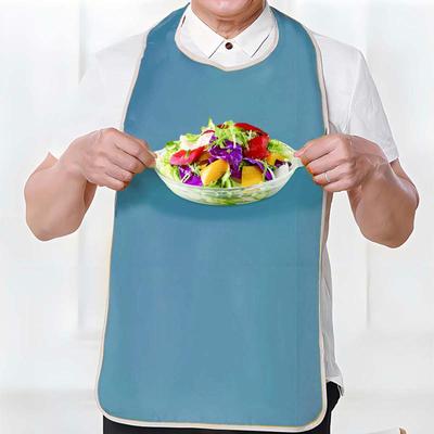Elderly Bib Washable Anti-oil Adult Bibs Multi-purpose Thicked Stain Resistant Soft Saliva Towel Feeding Nursing