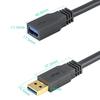 USB3.0 Verlängerungskabel Verlängerungskabel für PC, Laptop, TV, Telefon, Festplatte, Maus, Tastaturen, U-Disk Langlebiges Kunststoffmaterial