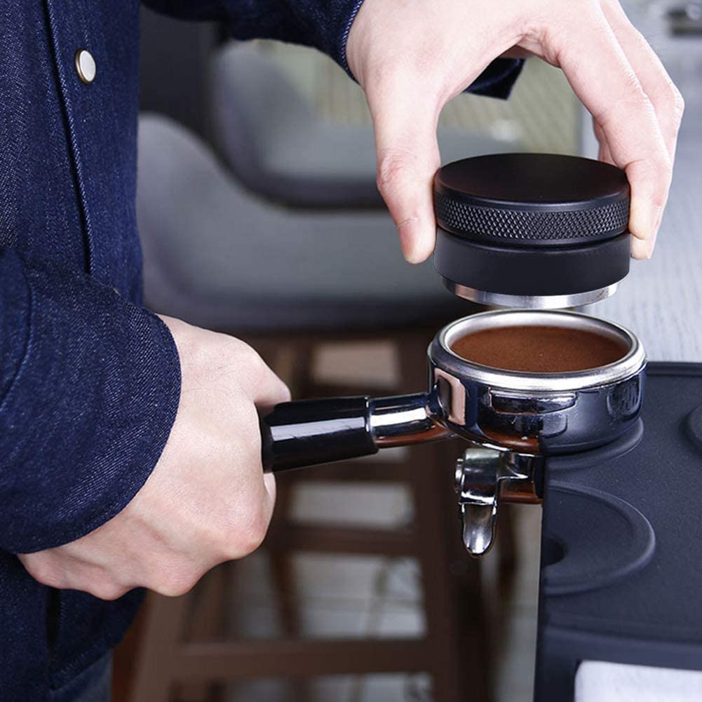 Distributor Espresso Coffee Espresso Machine Stainless Steel Leveling Press for Coffee Grounds and Coffee Equipment Tamper, 49mm, 51mm, 53mm, 58mm,