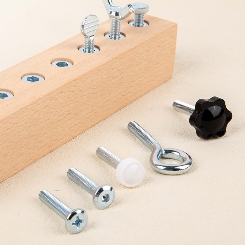 Frühe Holzbildung Zusammenbau und Zerlegung Kinder Puzzle Spielzeug