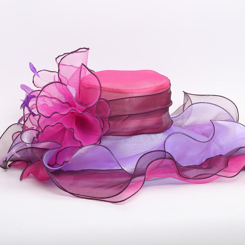Organza Kentucky Derby Fascinators cepure sievietēm
