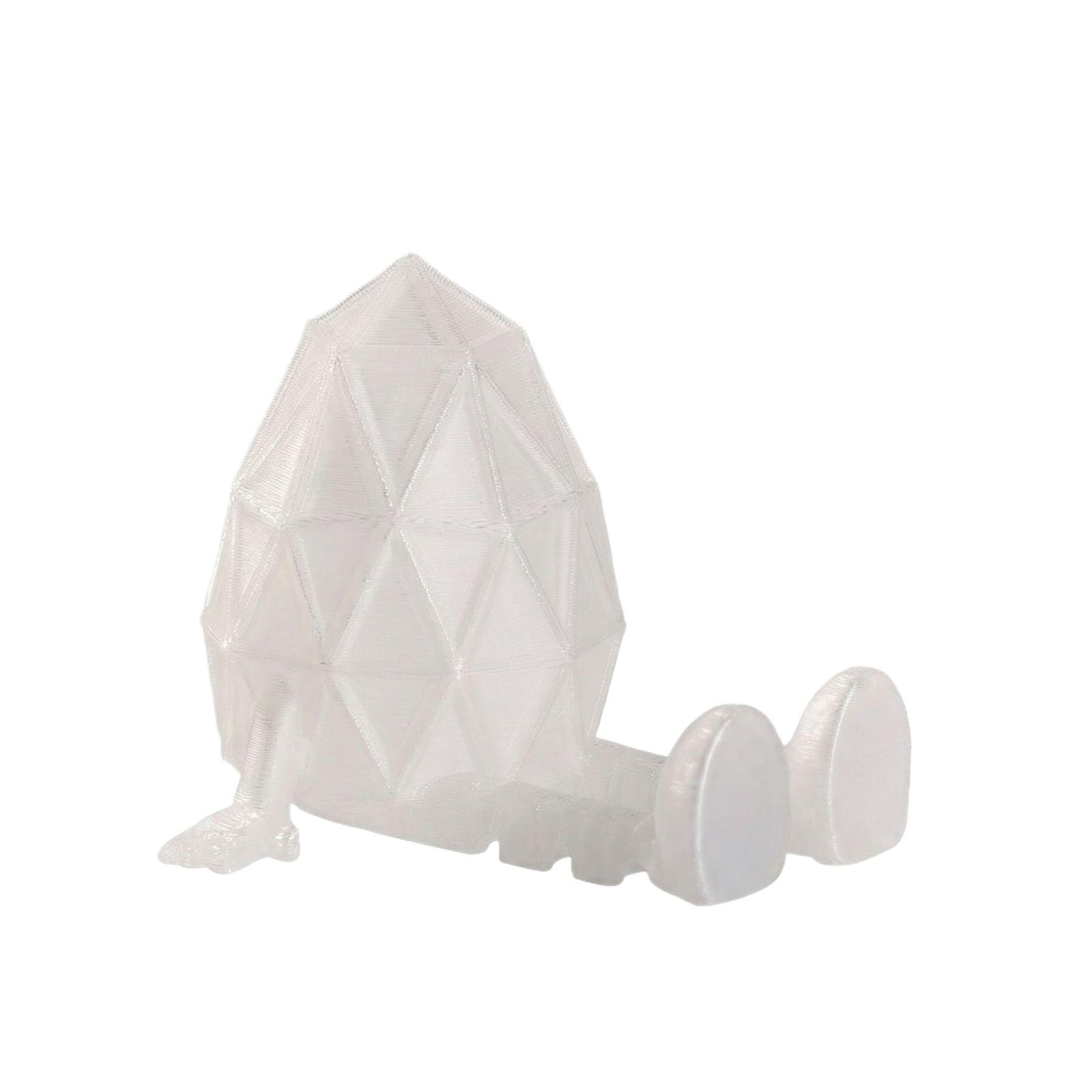 Cross-border Best-selling 3D Printed Easter Bunny Ornaments One Size серебряный