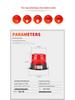 School Bus and Forklift Round Yellow Warning Light LTE-5095