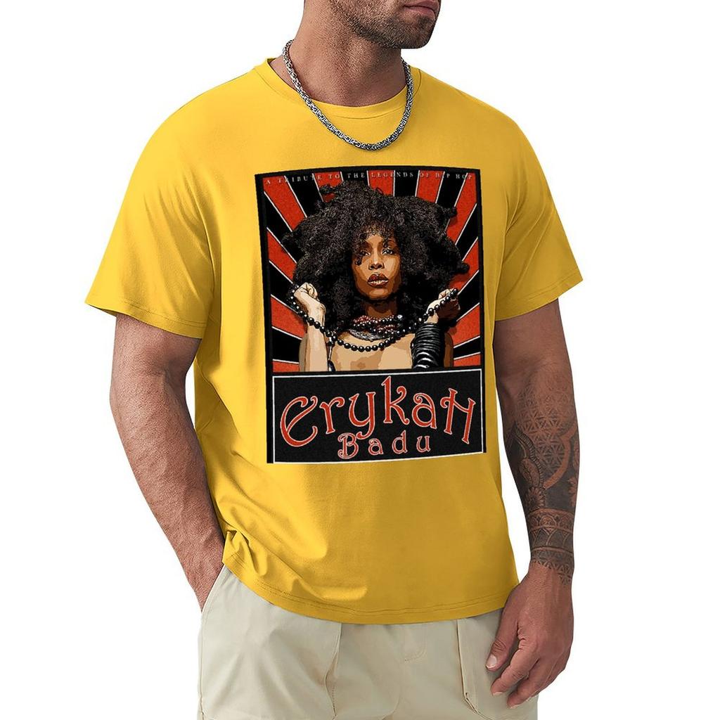 Erykah Badu Hair D-3 T-Shirt Boys Whites Plain Men'S T-Shirt