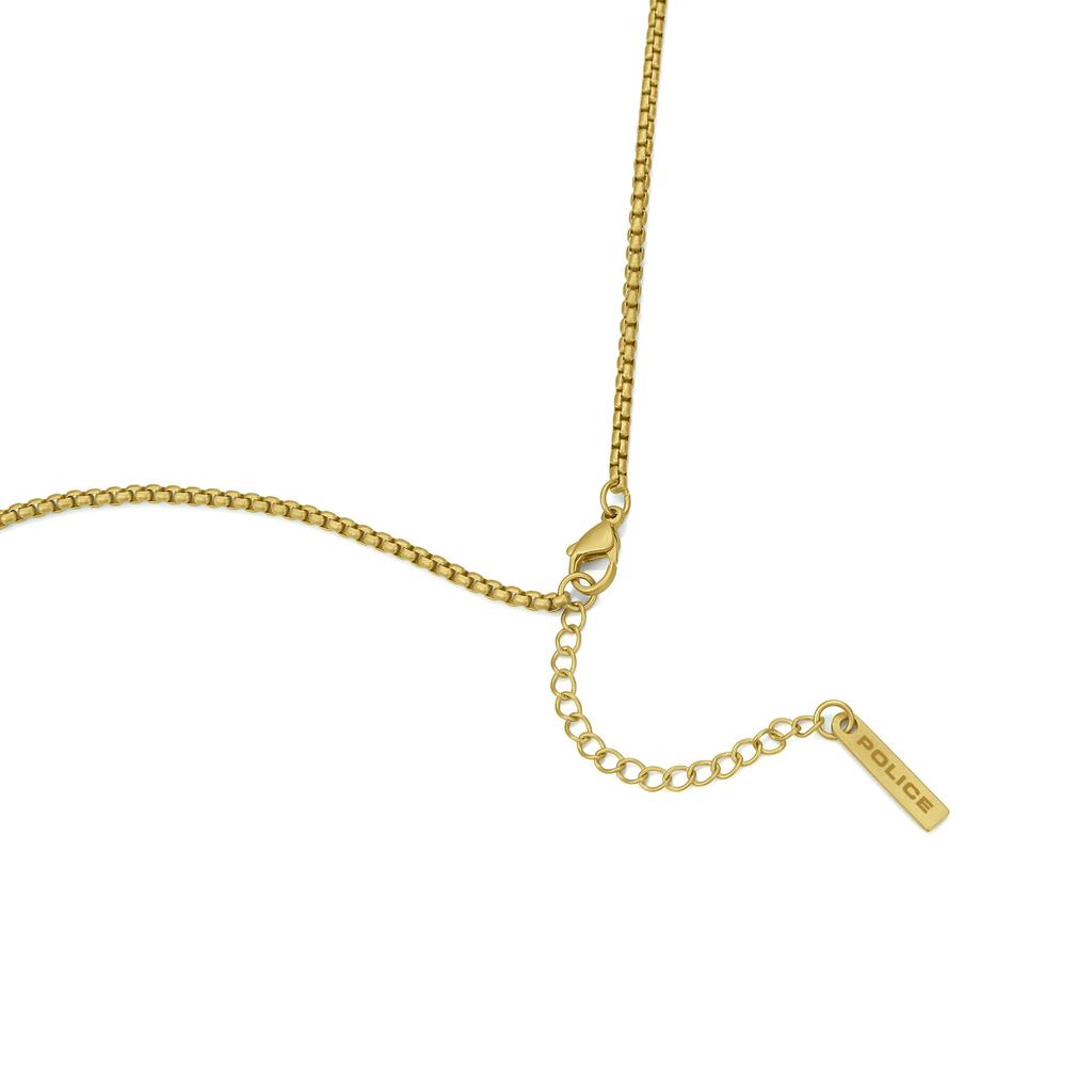 Police RAZORBLAD Stainless Steel Necklace GN0005503 Exclusive Box and Paper Men's (Includes Bag) [Official Import]