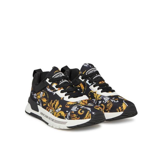 Мужские кроссовки Versace Jeans Couture 78ya3sa1 чёрные