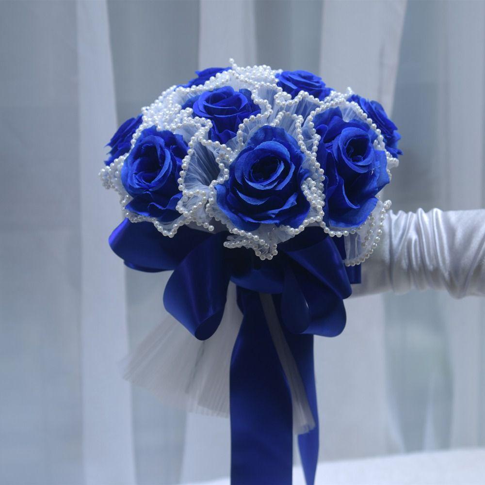 Pearl Wedding Bouquets Romantic Bridesmaid Bouquet Fashion Bridal Bouquets  Wedding Accessories