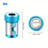 6pcs Magnetic Bit Holder Set, Non-Slip Magnetic Screw Ring Bits, Alloy Electromagnetic Rings, for 1/4" Hex Screwdriver & Power Bits