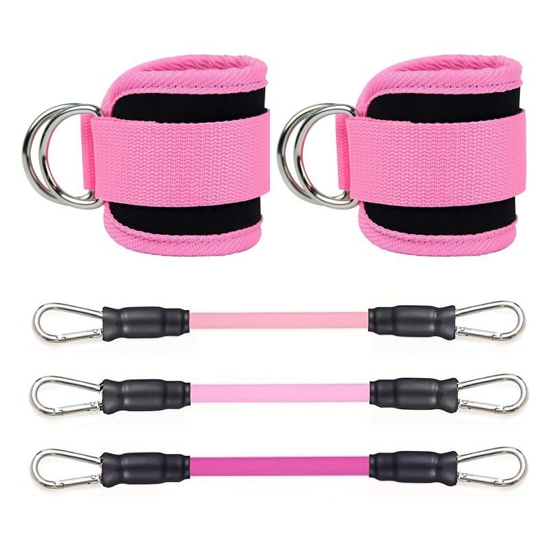 Ankle Straps Resistance Bands Set Fitness Workout Exercise Equipment Ankle Weight Yoga Elastic Fitness Band For Gym Man Woman