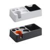 Coffee Tamper Station 51/53/58mm ABS Coffee Portafilter Rack Distributor Holder Coffee Ground Knock Box Espresso Storage Base