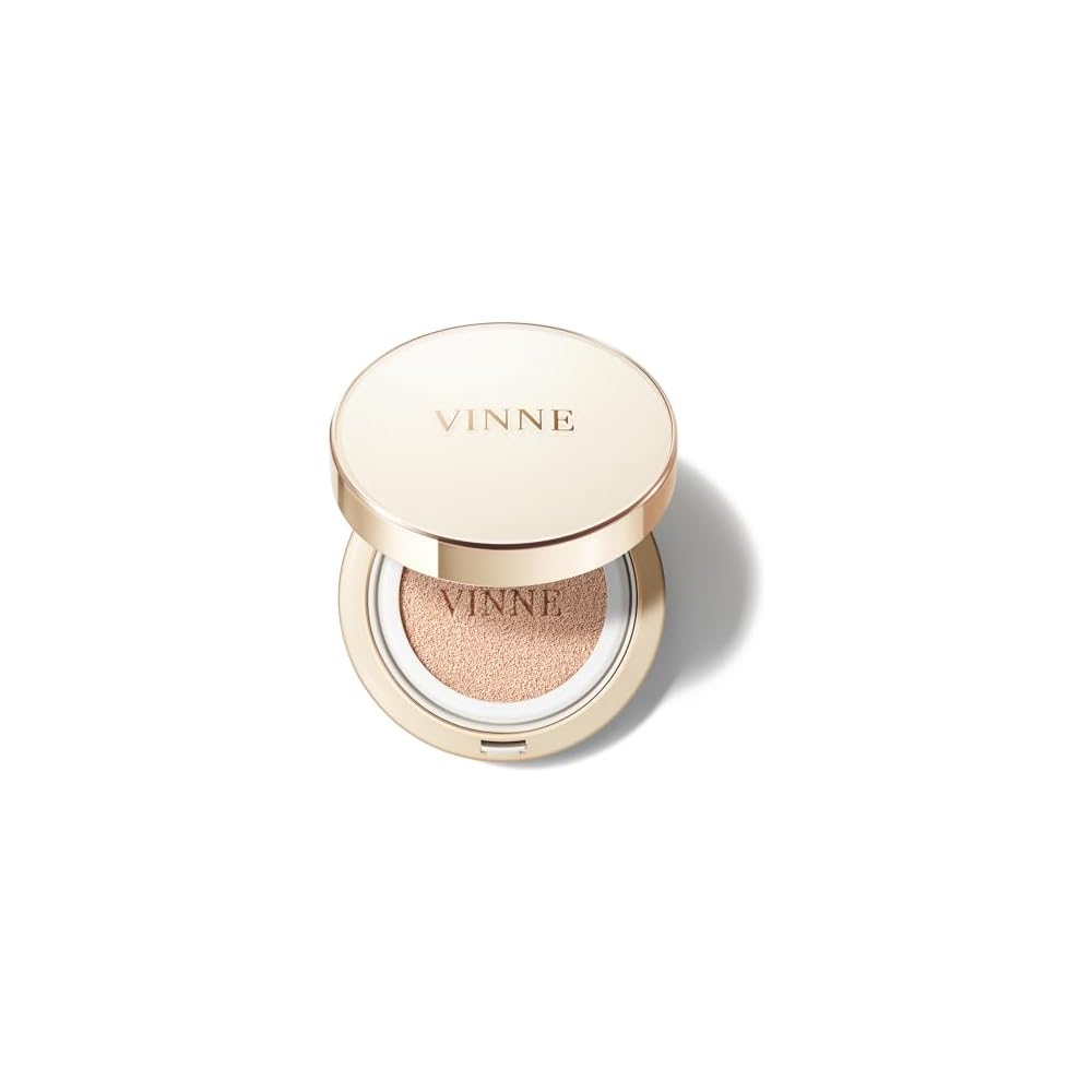 Vinne Prestige Glow Skin Fit Cushion 15g SPF50+ PA++++ Light Beige Cushion Foundation UV Protection Korean Cosmetics