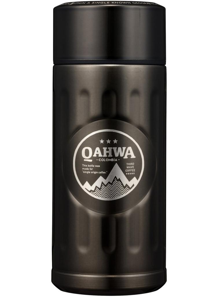 CB Japan QAHWA Coffee Bottle, Brown, 200ml, Direct Drinking Stainless Steel Vacuum Insulated