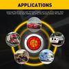 4INCH 16LED Round Truck Trailer Brake RV Stop Signal Turn Tail Lights 12-24V 2pc
