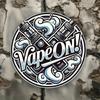 Metall Vape Schild Retro Rund Wandkunst 20x20cm Vintage Hausbar Dekor