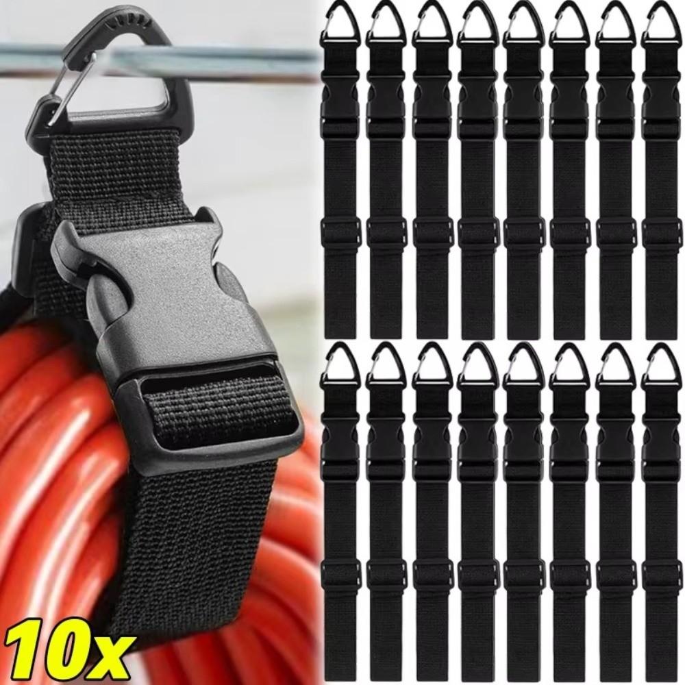 10Pcs Adjustable Cord Organizer Heavy Duty Cable Management Straps  Outdoor Wiring