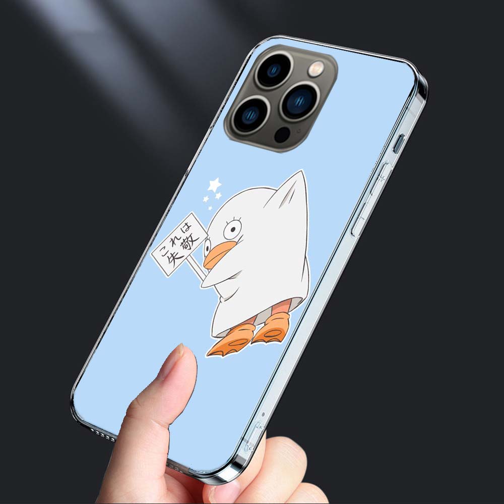 Anime Gintama Mr. Raindrop Phone Case For Iphone 16E 15 Pro 14 Plus 17E 16 17 Pro Max Air 11 12 13 Mini Shockproof Capa Cute