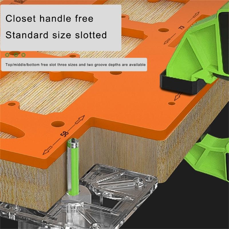 Multifunctional Sturdy Woodworking Slotting Template Designs for Carpenter and Enthusiasts Across Various Materials