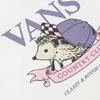 Vans Versatile Short Fashion Comfortable Short Sleeve Drop Shoulder T-Shirt Women Tops Off-White VN000NJYFS8